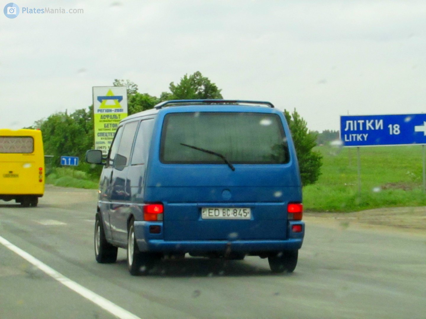 ED BC 845, Volkswagen Transporter 4th gen Van (T4) (70/7D), 1990–2003