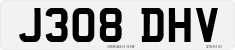 License plate of the United Kingdom, 1983 year system