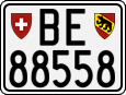 License plate of Switzerland, Motorcycles