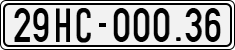 License plate of Vietnam, Specialty plates