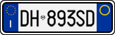 License plate of Italy, Cars (1994 year series)