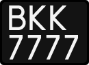 License plates of Poland, 1976 year system