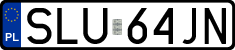 License plates of Poland, Regular car plates