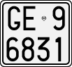 License plate of Italy, Motorcycles (1927 year series)