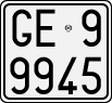 License plate of Italy, Motorcycles (1927 year series)