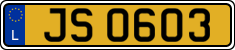 License plate of Luxembourg, 2003 year system