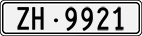 License plate of Switzerland, Cars