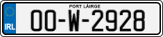 License plate of Ireland, Regular plates