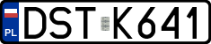 License plates of Poland, Regular car plates