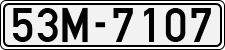 License plate of Vietnam, Cars