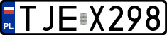 License plates of Poland, Regular car plates