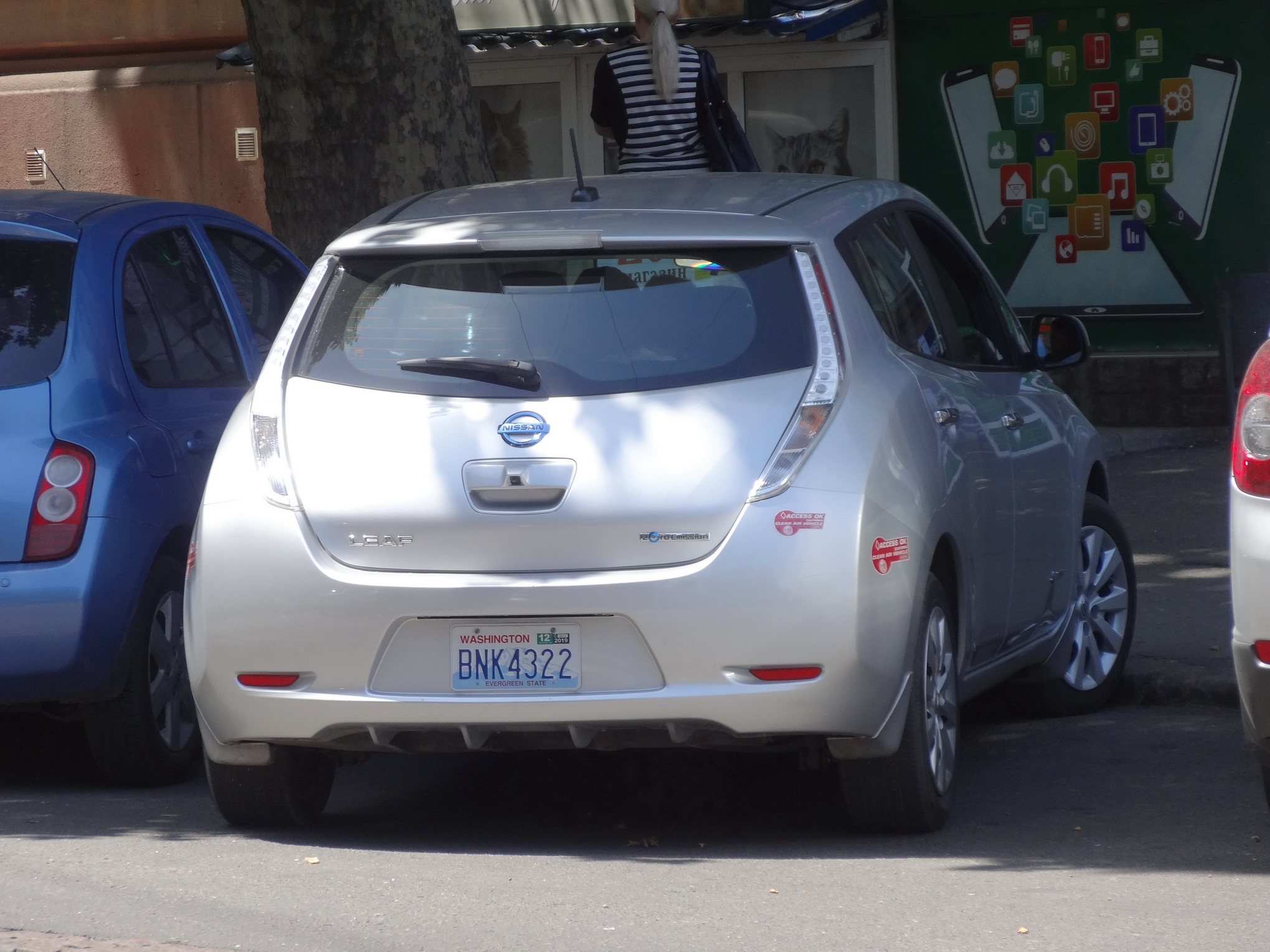 BNK4322, License plate without vehicle 