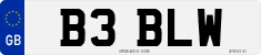 License plate of the United Kingdom, 1983 year system