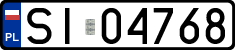 License plates of Poland, Regular car plates