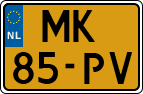 License plate of the Netherlands, Motorcycles