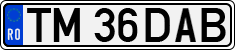 License plate of Romania, Regular plates