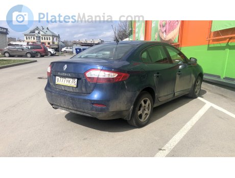 в777ук35, Renault Fluence