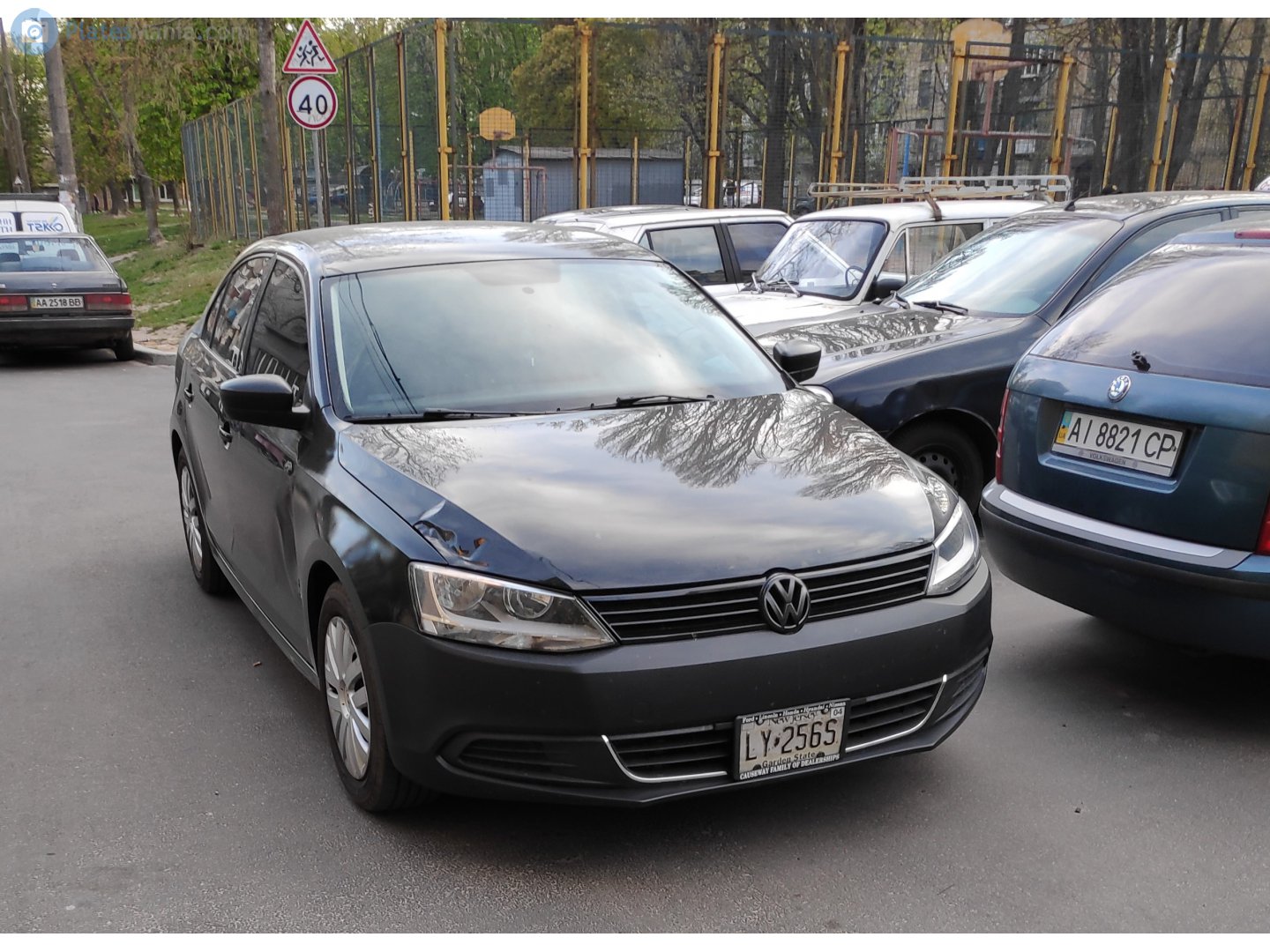 LY-256S, License plate without vehicle 