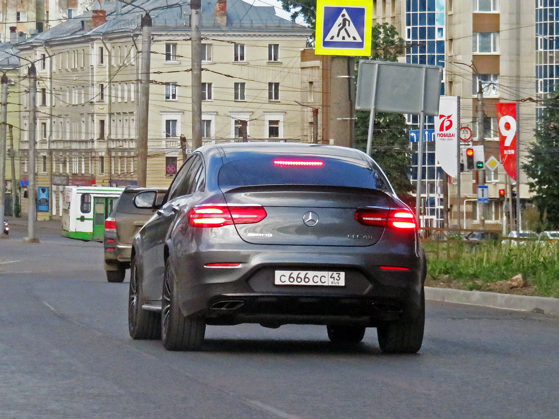 с 666 сс 43, Mercedes-Benz GLC-Klasse 1st gen Coupé (C253), 2016–2019