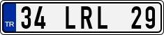 License plate of Turkey, Regular plates