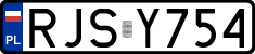 License plates of Poland, Regular car plates