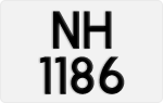 License plate of Hong Kong, AB 1234