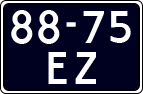 License plate of the Netherlands, Cars