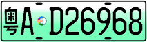 License plate of China, Electric vehicles