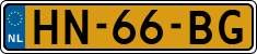 License plate of the Netherlands, Cars