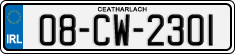 License plate of Ireland, Regular plates
