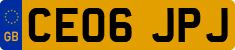 License plate of the United Kingdom, 2001 year system