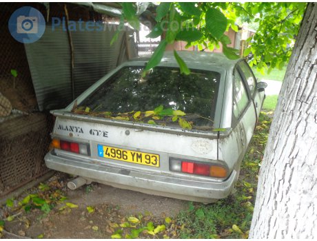 4996 YM 93, Opel Manta