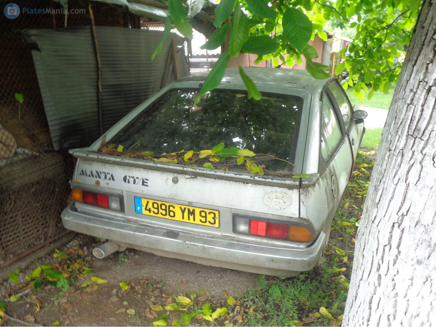 4996 YM 93, Opel Manta 2nd gen 3-door Hatch (B2), facelift, 1982–1988