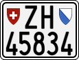 License plate of Switzerland, Motorcycles