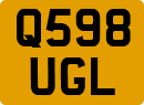 License plate of the United Kingdom, 1983 year system