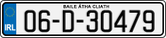 License plate of Ireland, Regular plates