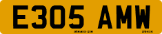 License plate of the United Kingdom, 1983 year system