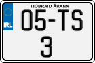 License plate of Ireland, Regular plates