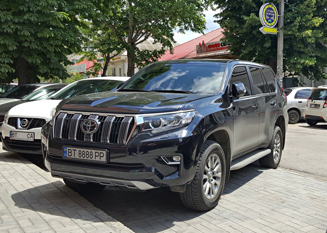 BT 8888 PP, Toyota Land Cruiser Prado 4th gen 5-door SUV (J150), 2nd facelift, 2017–2023