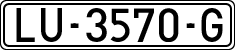 License plates of Spain, 1971 year series
