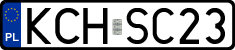License plates of Poland, Regular car plates