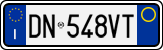 License plate of Italy, Cars (1994 year series)