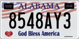 Alabama, God Bless America (1234AB5)