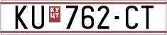 License plate of North Macedonia, Regular plates (1993)