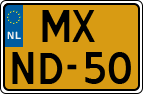 License plate of the Netherlands, Motorcycles