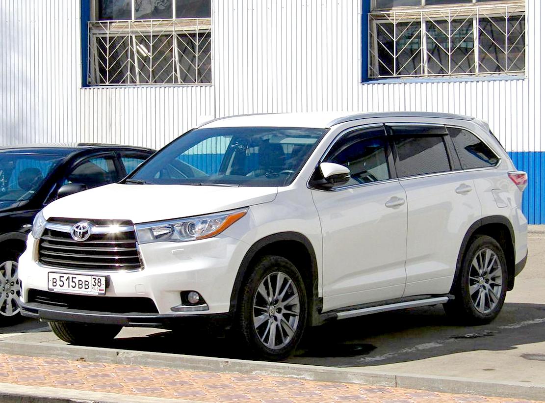 в 515 вв 38, Toyota Highlander 3rd gen (XU50), 2013–2016