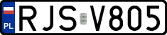 License plates of Poland, Regular car plates