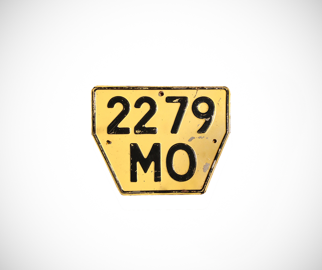 2279 МО, License plate without vehicle 