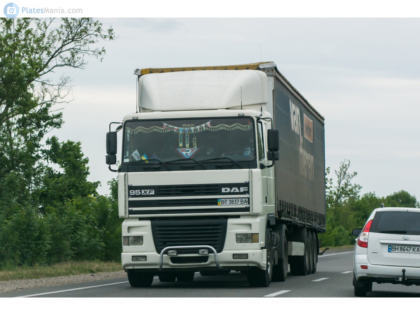 BT 3837 BA, DAF XF 1st gen (95XF), 1997–2002