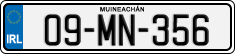 License plate of Ireland, Regular plates